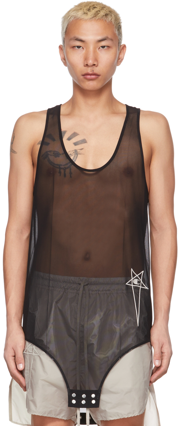 Black Champion Edition Basketball Tank Top