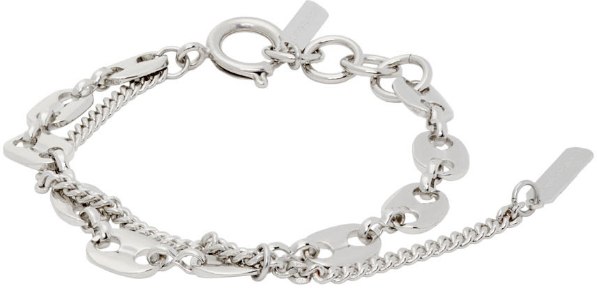 Justine Clenquet Silver Jerry Chain Bracelet
