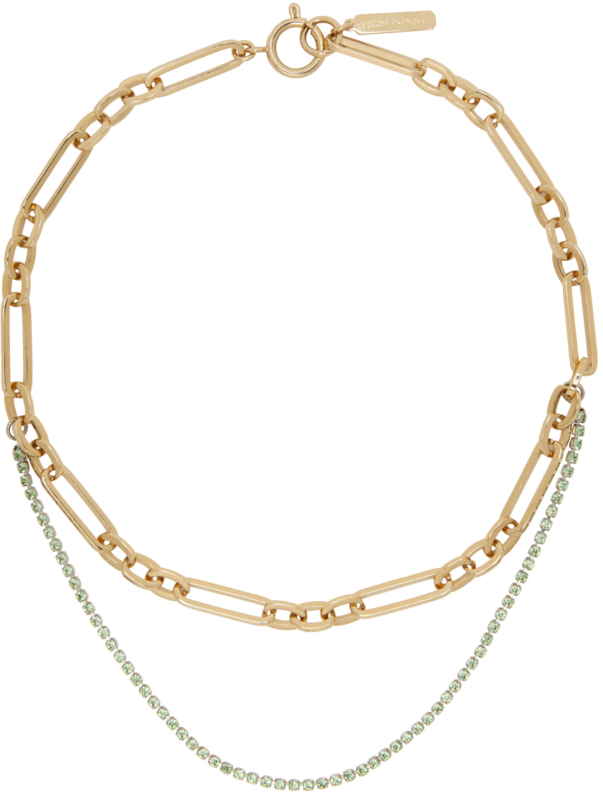 justine clenquet gold paloma necklace