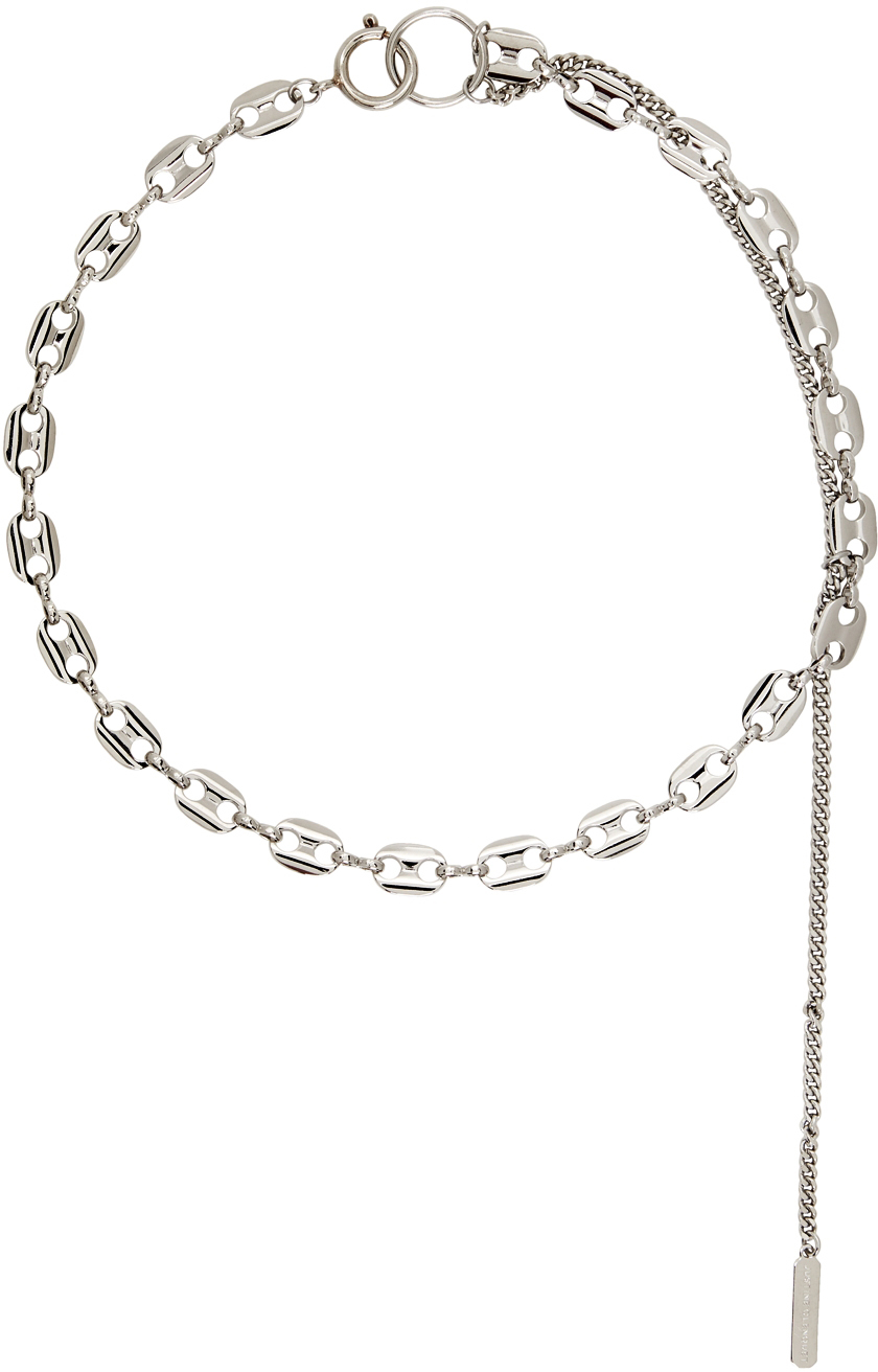 Justine Clenquet Silver Jerry Necklace