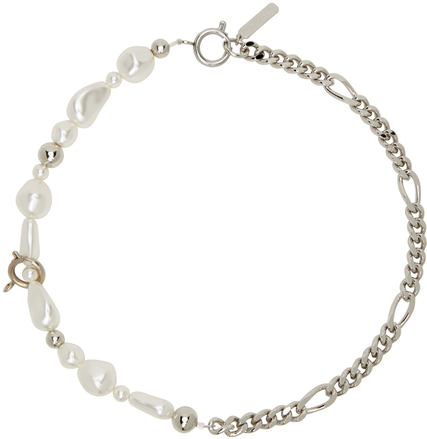 Justine Clenquet: Silver Charly Choker | SSENSE Canada