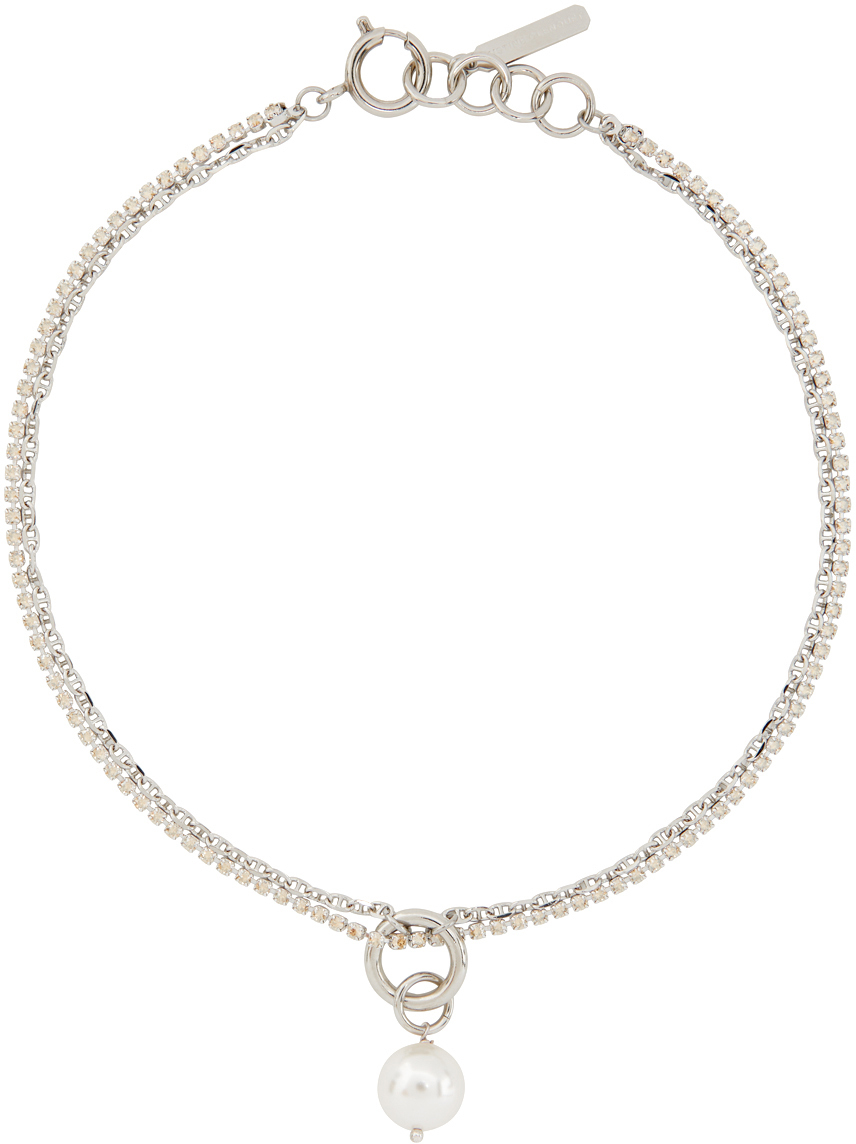 Justine Clenquet Silver Laura Choker