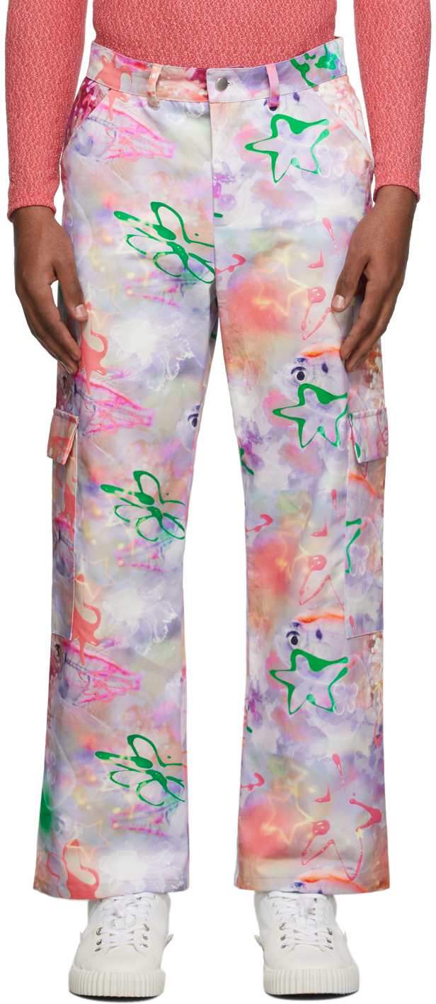 SSENSE Exclusive Multicolor Starfish Cargo Pants