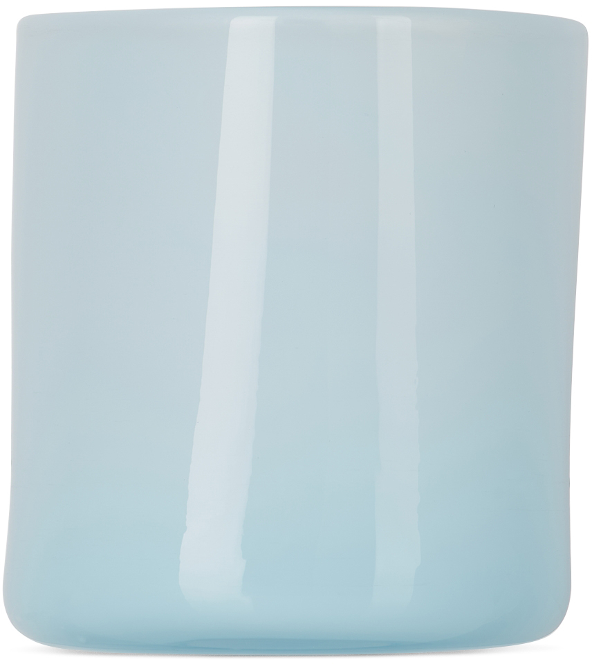 Gary Bodker Designs Blue Organic Cup Glass In Sky