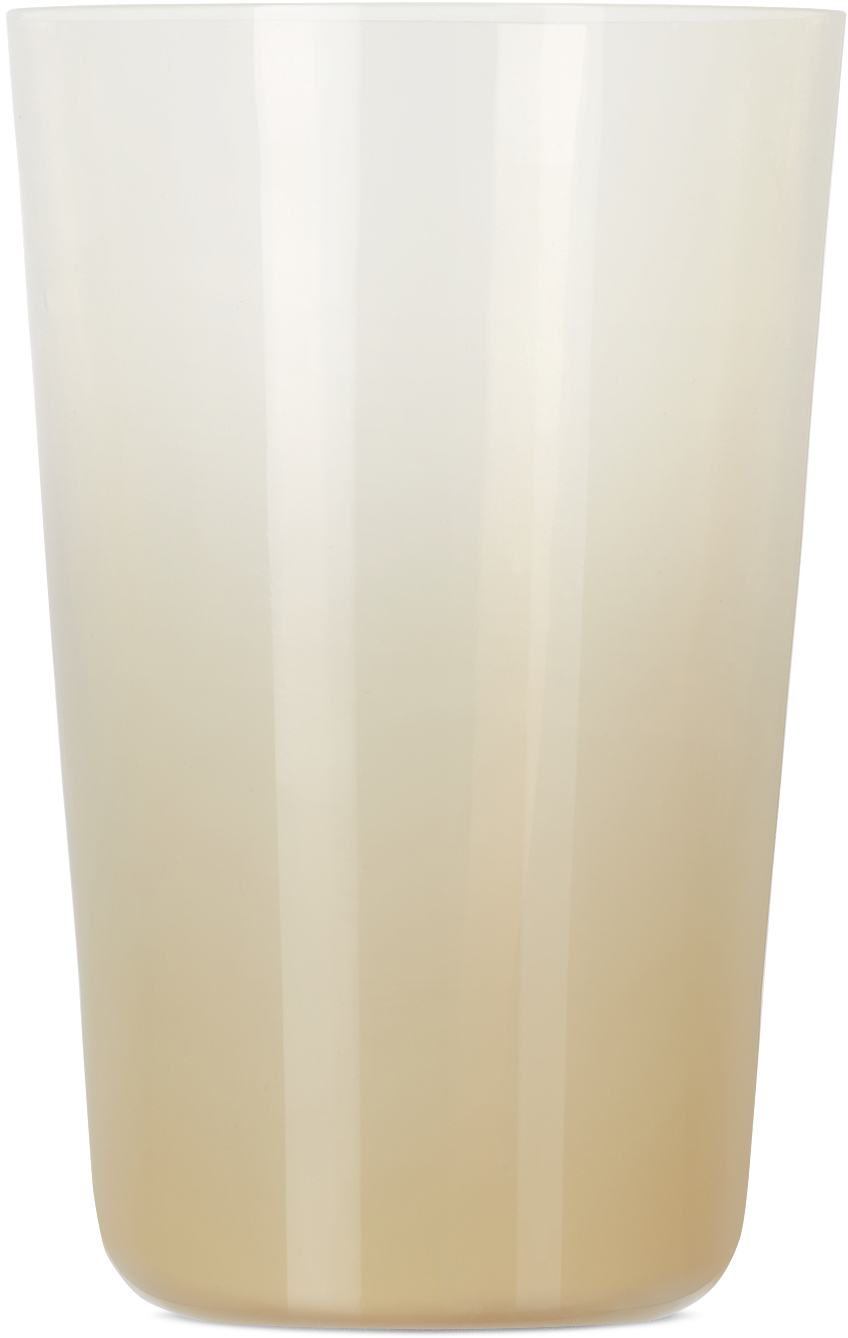 Gary Bodker Designs Beige Tall Cup Glass In Sand