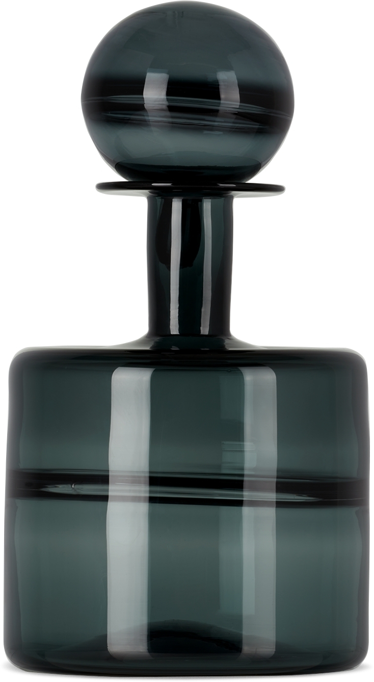 Gary Bodker Designs Black Large Stout Reflection Bottle In Charcoal