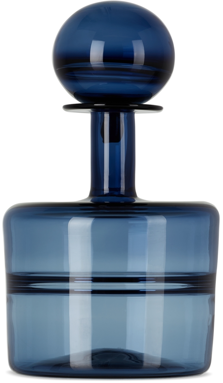 Gary Bodker Designs Blue Large Stout Reflection Bottle In Midnight