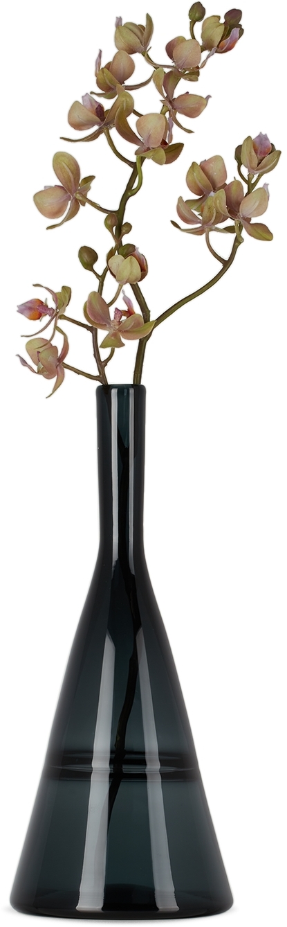Gary Bodker Designs Black Small Cone Reflection Bottle In Charcoal