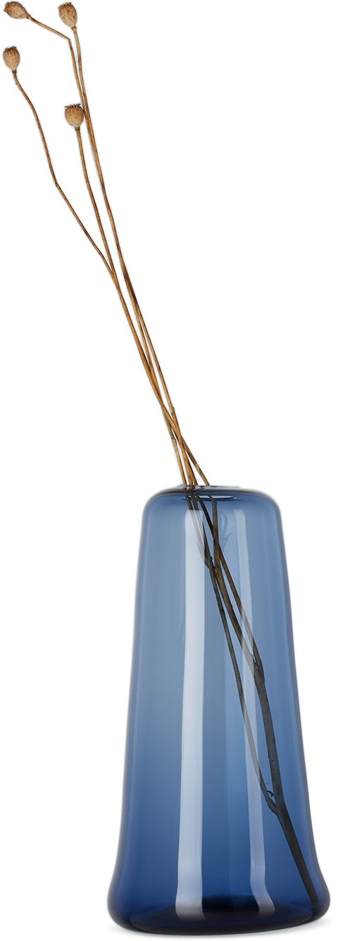 Gary Bodker Designs Navy Xl Gems Tall Vase In Midnight