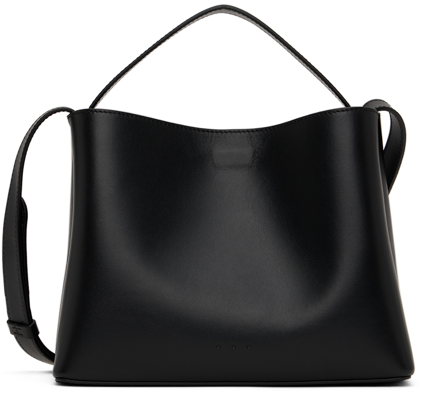 Aesther Ekme Black Leather Mini Shoulder Bag