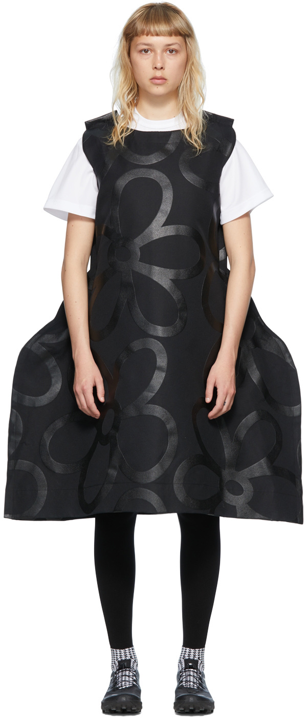 Comme des Garçons Black Polyester Mini Dress