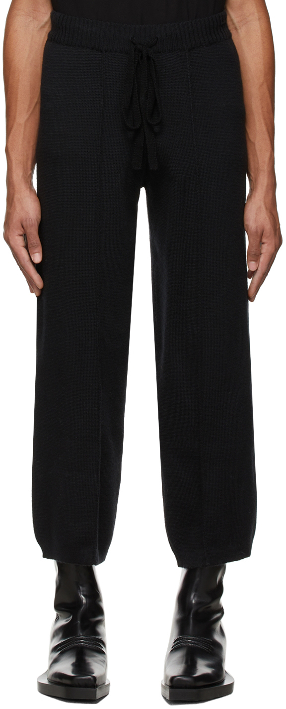 Black Wool Trousers