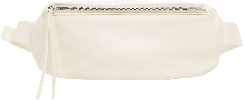 Off-white Medium Moon Belt Pouch In 101 Natural
