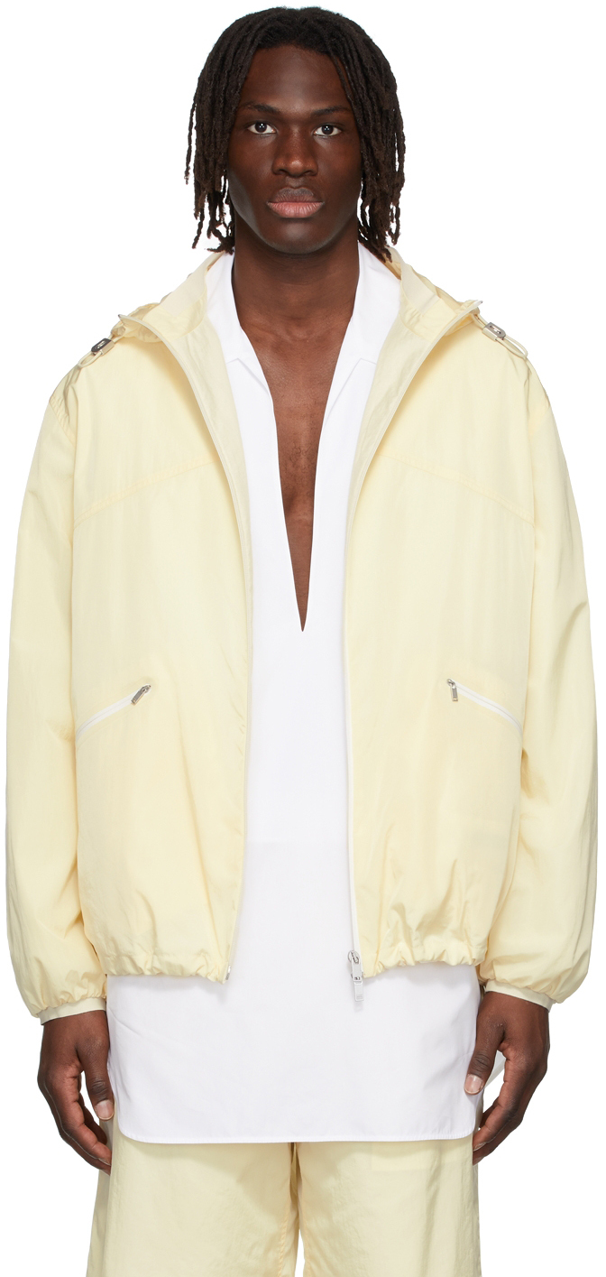 Off-White Nylon Jacket by Jil Sander on Sale