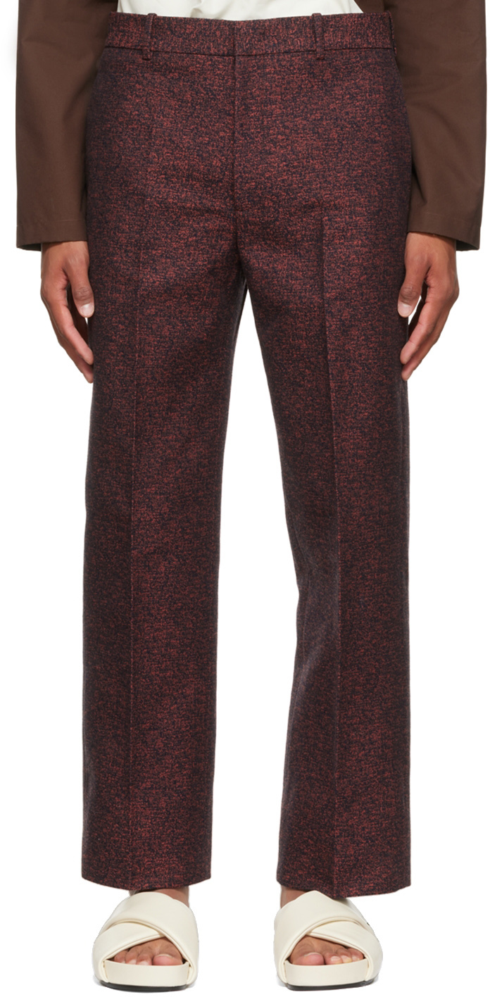 SSENSE Exclusive Red Cotton Trousers