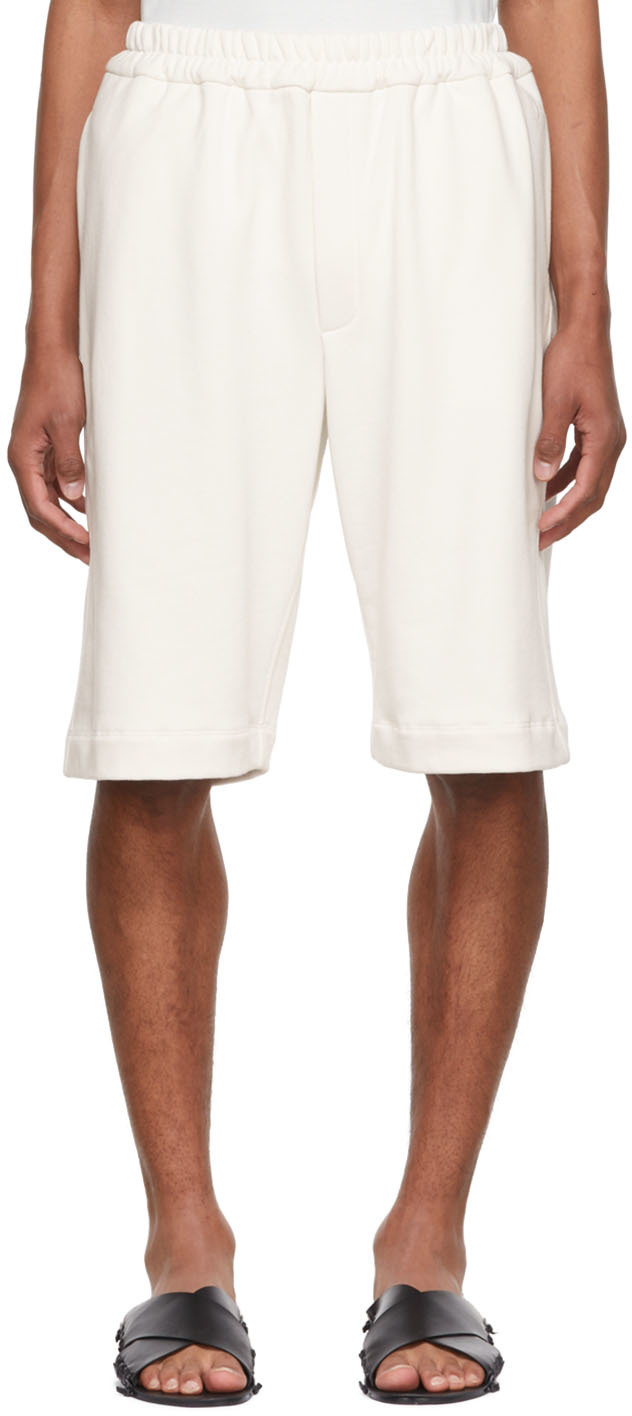 Jil Sander White Cotton Shorts