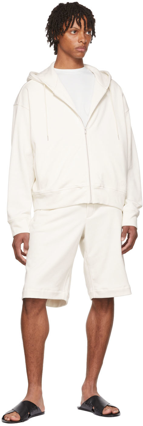 Jil Sander ホワイト コットン ショートパンツ