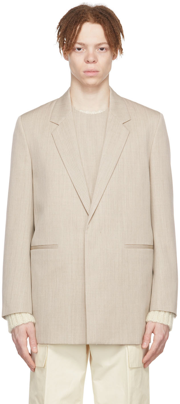 SSENSE Exclusive Gray Wool Blazer