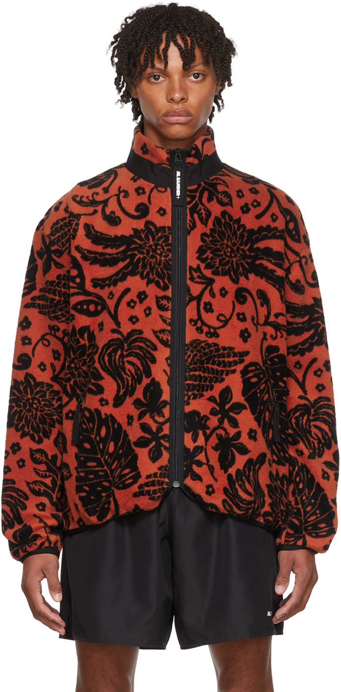 Jil Sander: Orange Cotton Jacket | SSENSE