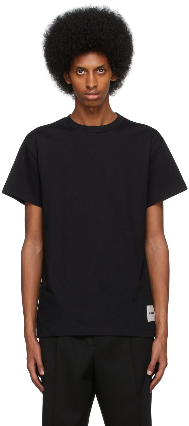 Three-Pack Black T-Shirt Set