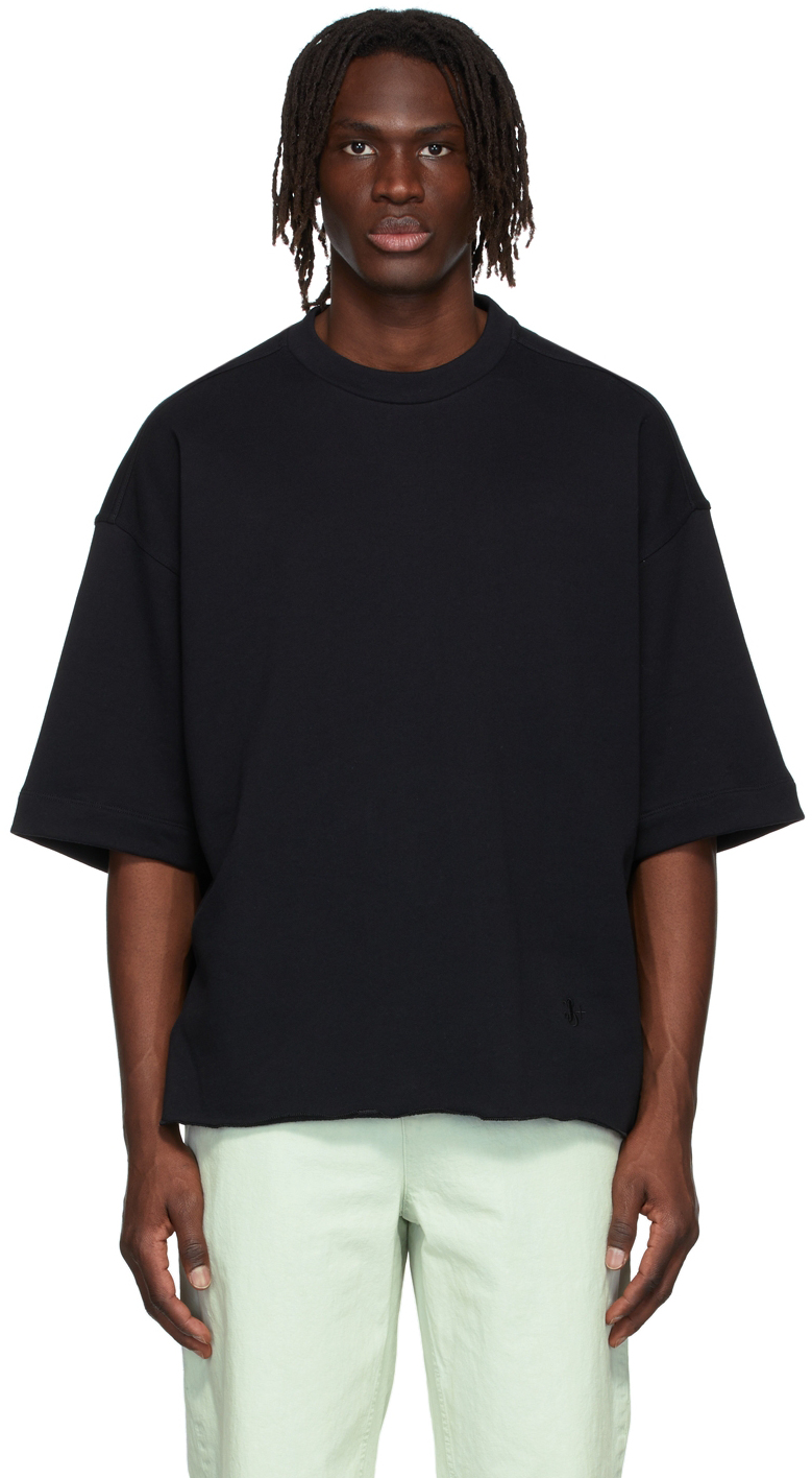 Aanhankelijk Oxide Fabriek Jil Sander: Black Cotton T-Shirt | SSENSE