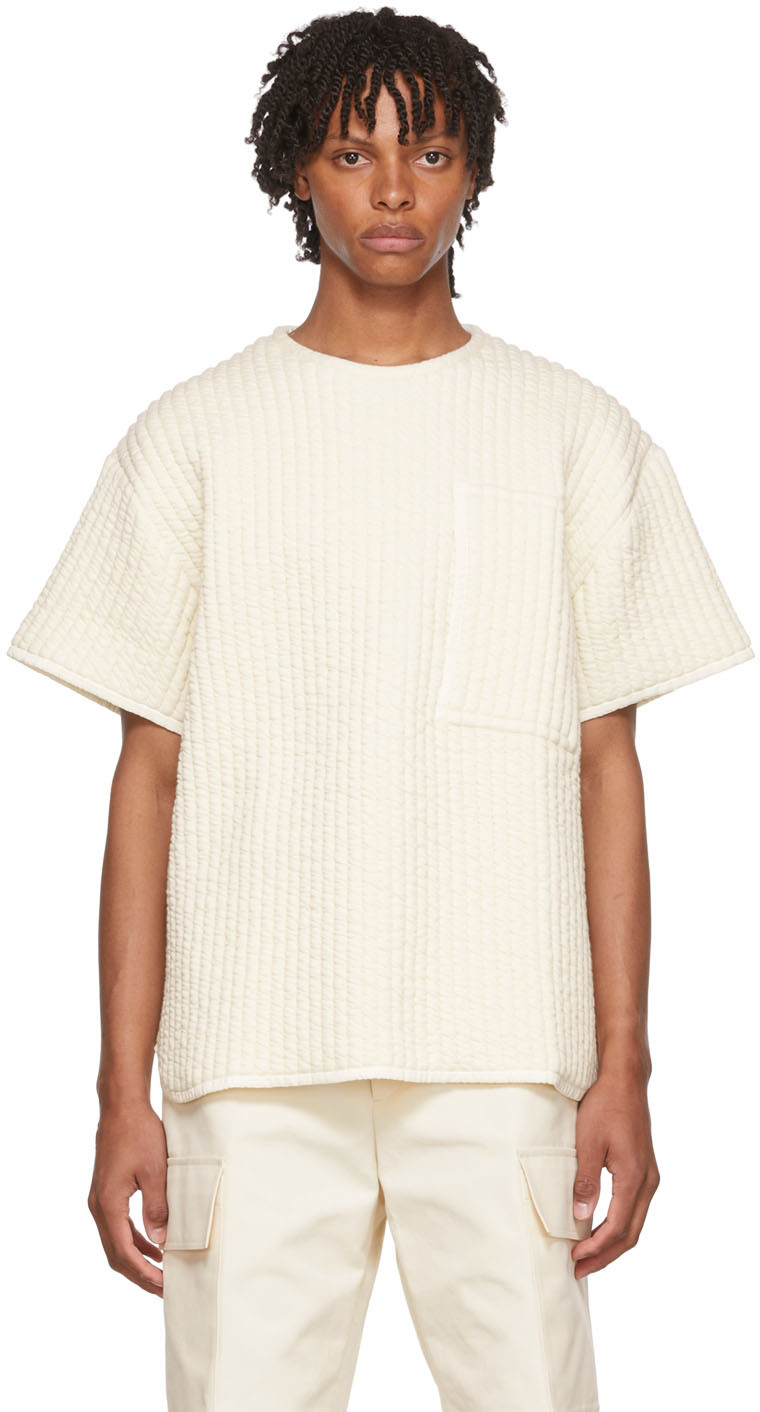 Jil Sander Off-White Cotton T-Shirt