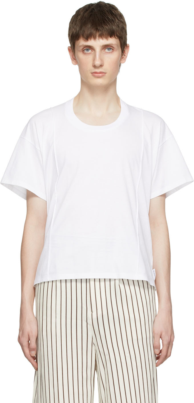 Rito Structure White Cotton T-shirt | ModeSens