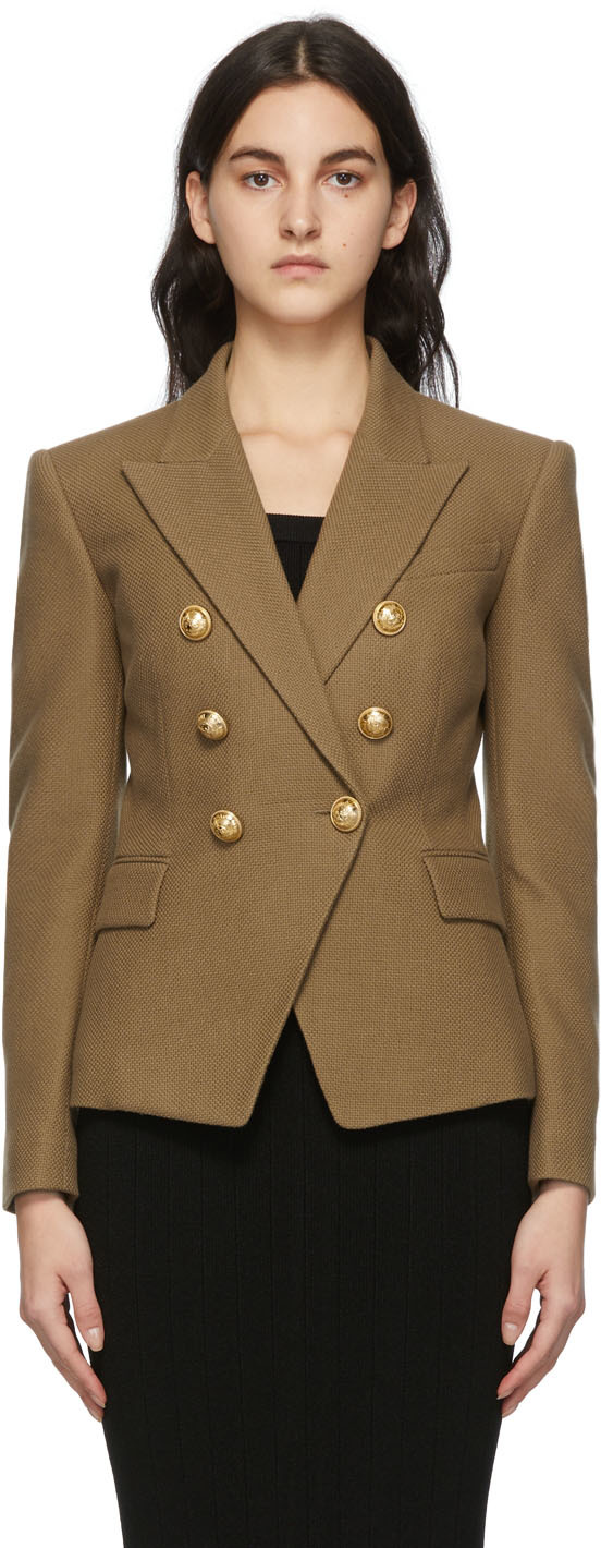 Balmain wool discount blazer