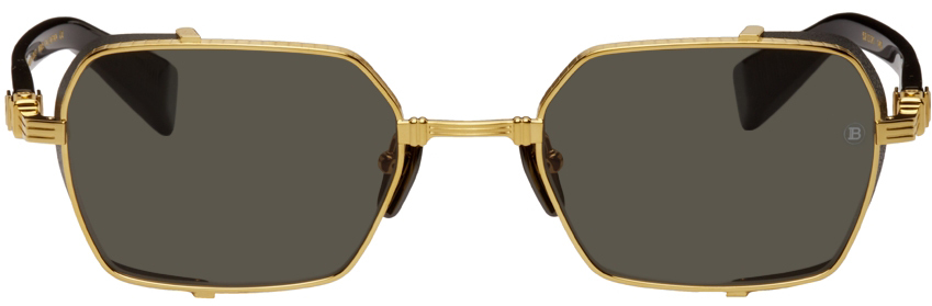 Balmain Gold Brigade-III Sunglasses