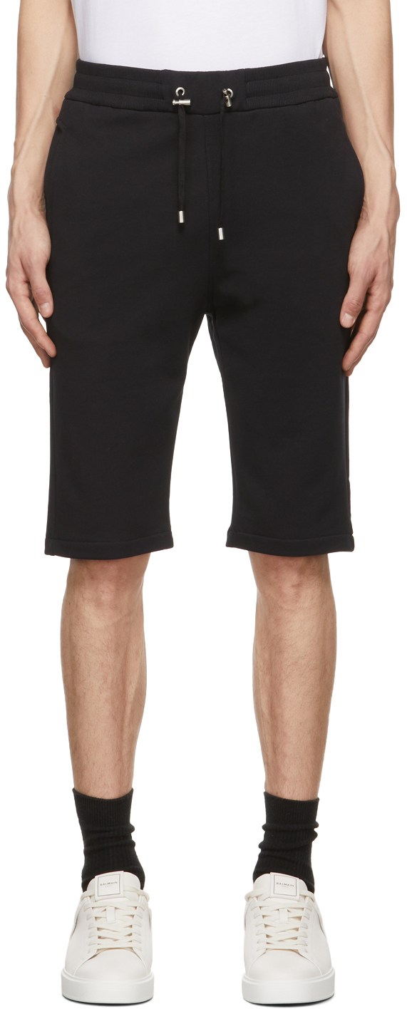 Heren Kleding voor voor Shorts voor Bermuda's Balmain Synthetisch Blazer Met Logo Reliëf in het Wit voor heren 
