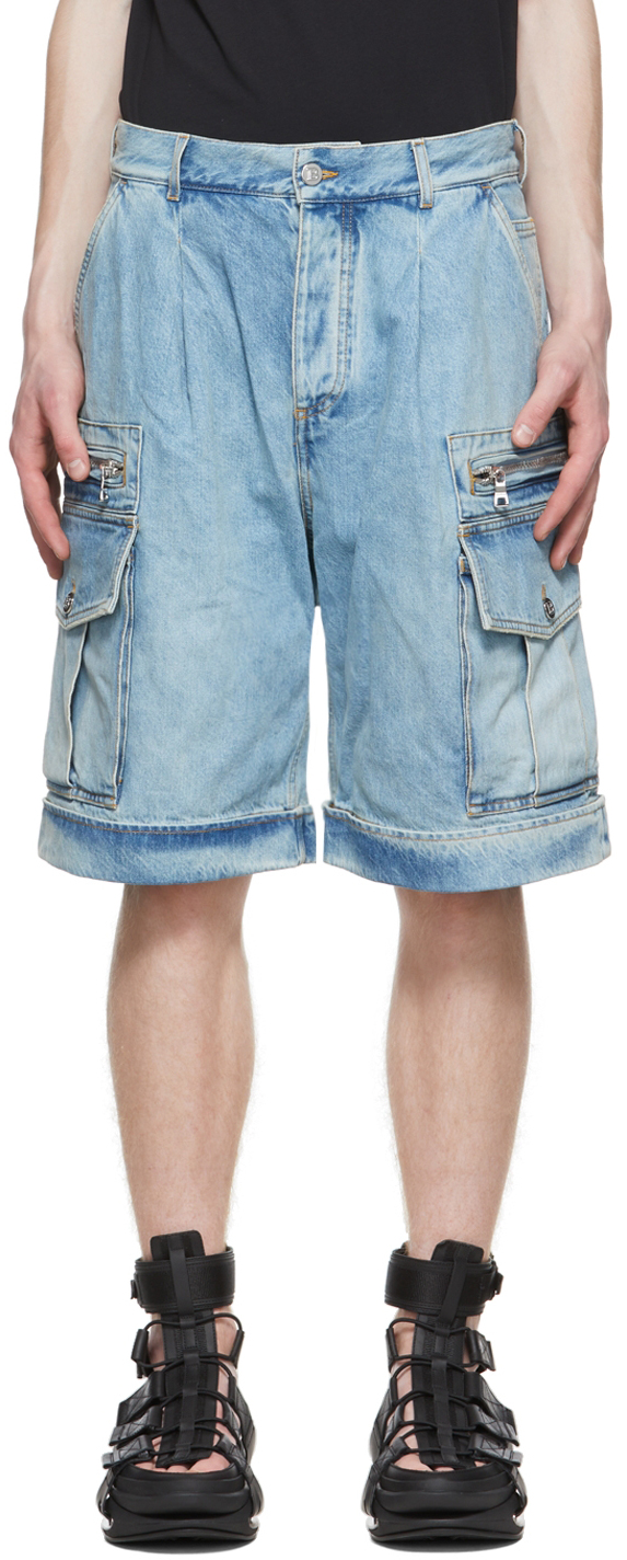 balmain cargo shorts