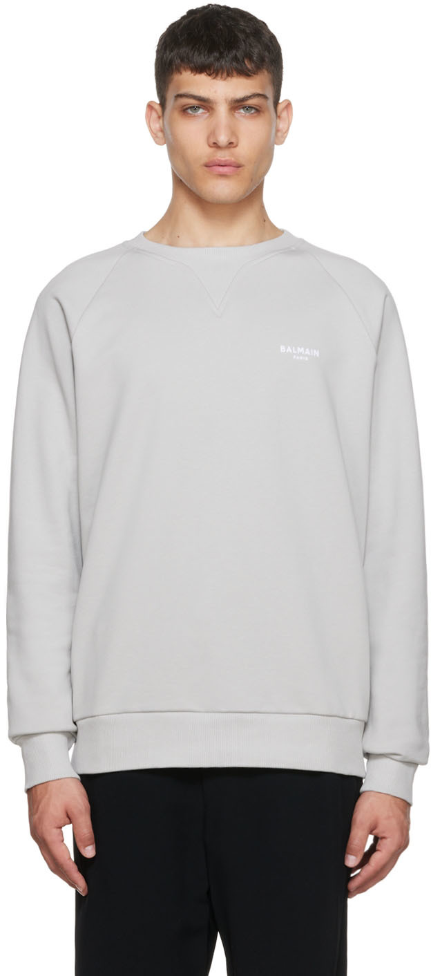 Gray Cotton Sweatshirt