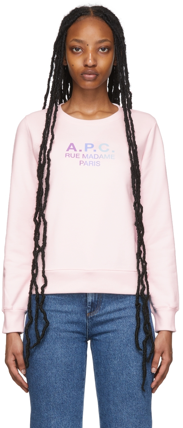 A.P.C. Pink Mathilda Sweatshirt