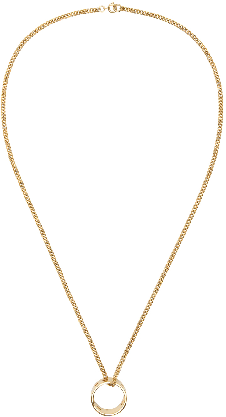 Gold Concert Necklace by A.P.C. on Sale