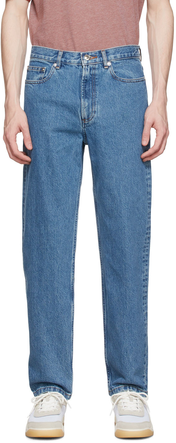 Blue Martin Straight Jeans SSENSE Men Clothing Jeans Straight Jeans 