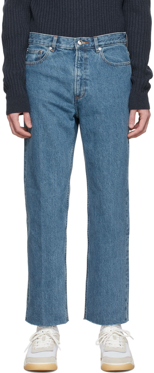 A.P.C.: Blue Rudie Jeans | SSENSE