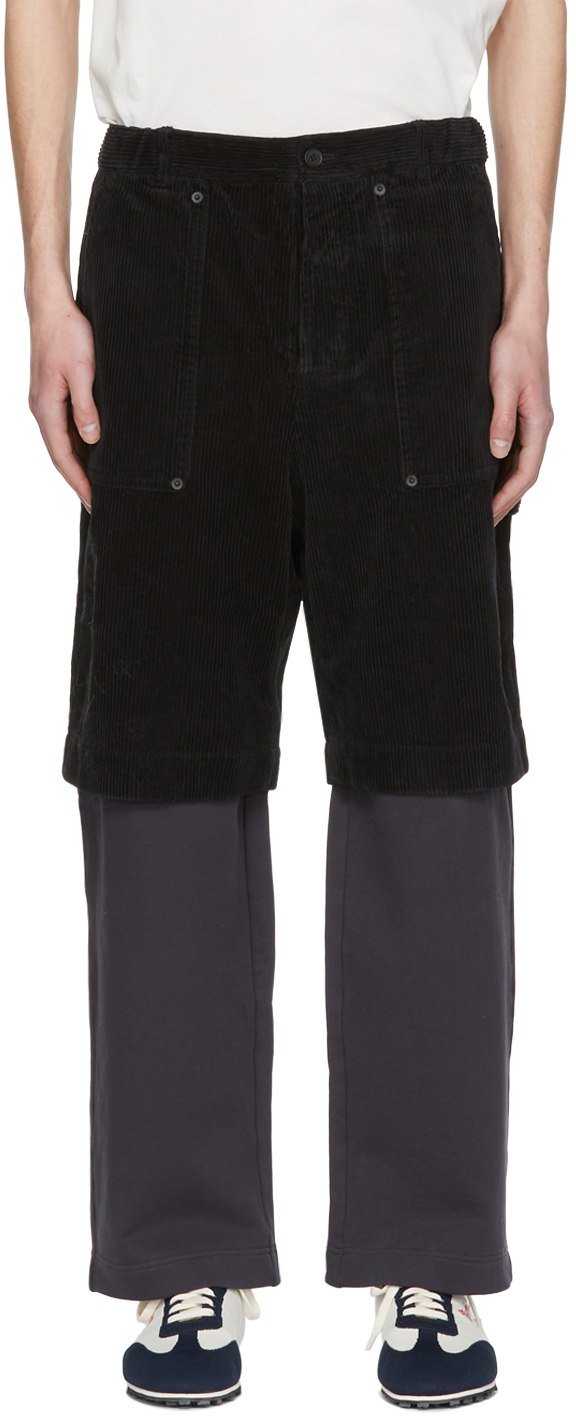 A PERSONAL NOTE 73 Black Cotton Trousers