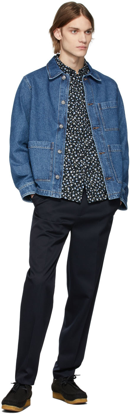 A.P.C. ブラック Paul シャツ