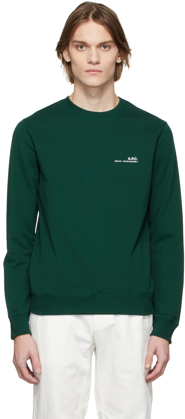 A.P.C. Green Item Sweatshirt