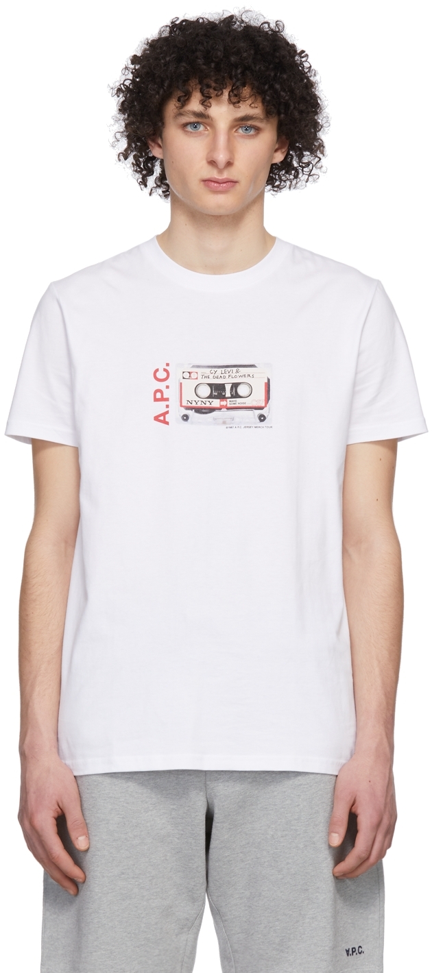 A.P.C. White Natael T-Shirt