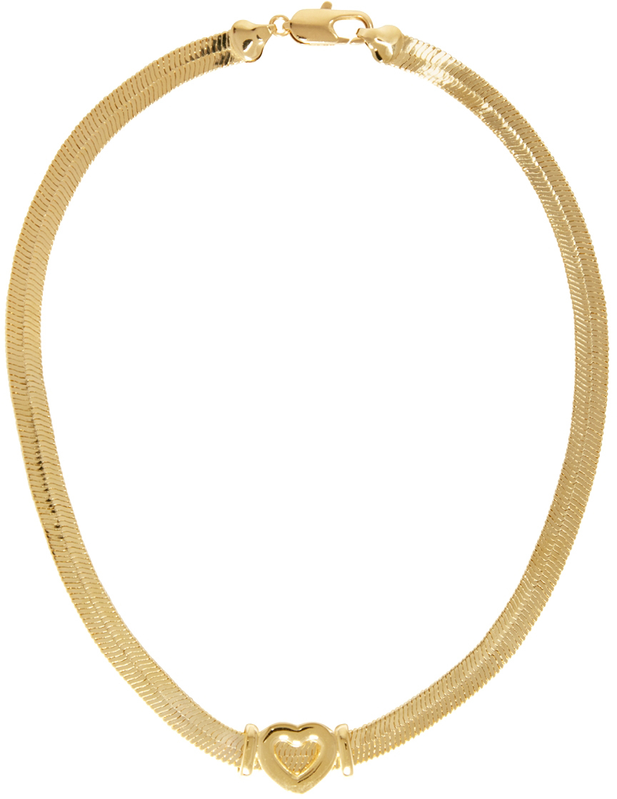 Laura Lombardi Gold Cuore Necklace