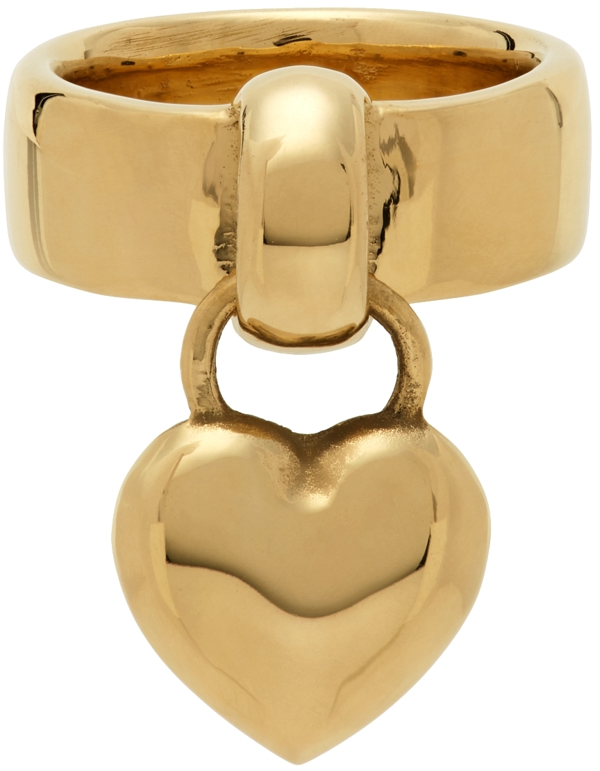 Laura Lombardi Gold Amorina Charm Ring