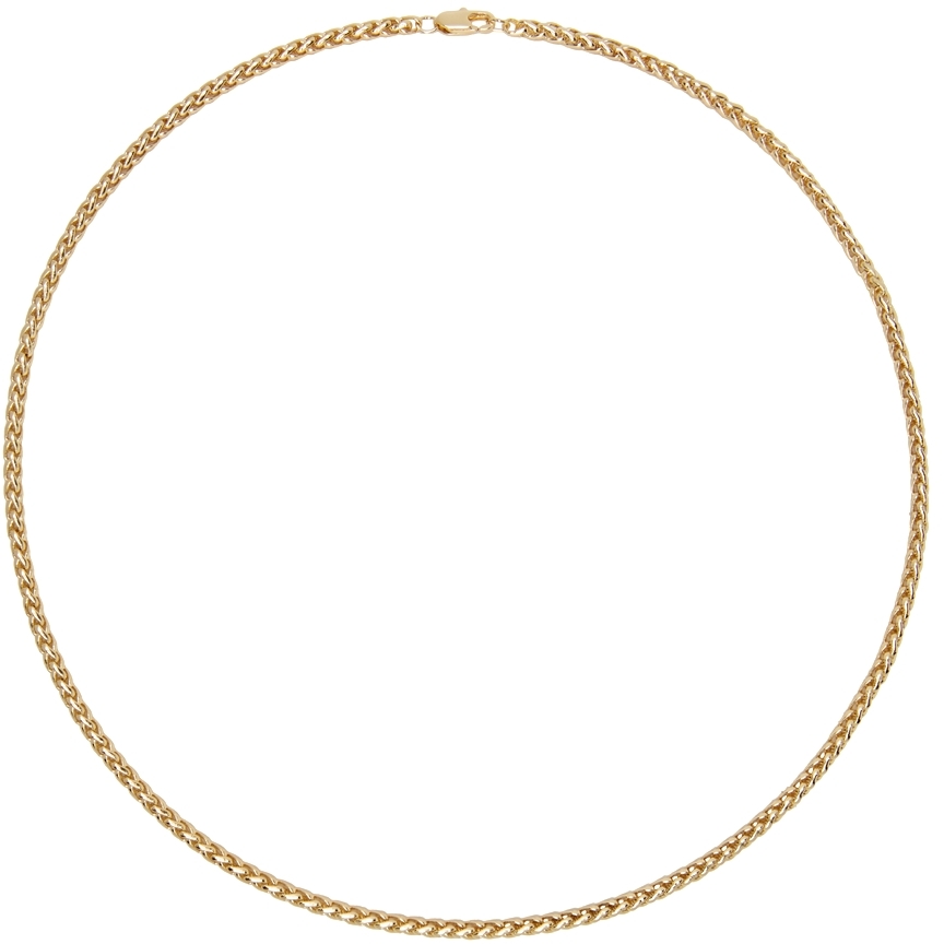 Laura Lombardi Gold Wheat Chain Necklace