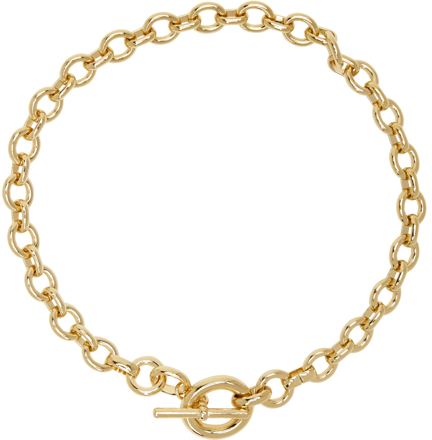 Laura Lombardi Gold Portrait Necklace | Smart Closet