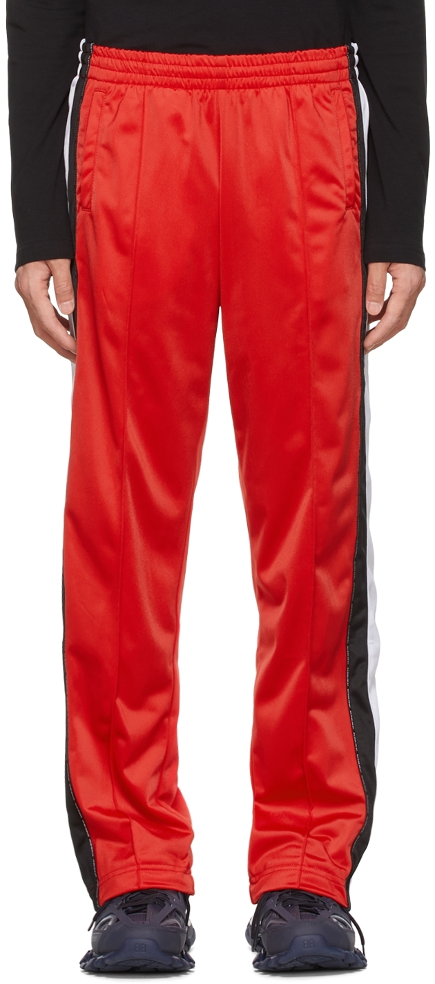 Red Polyester Lounge Pants