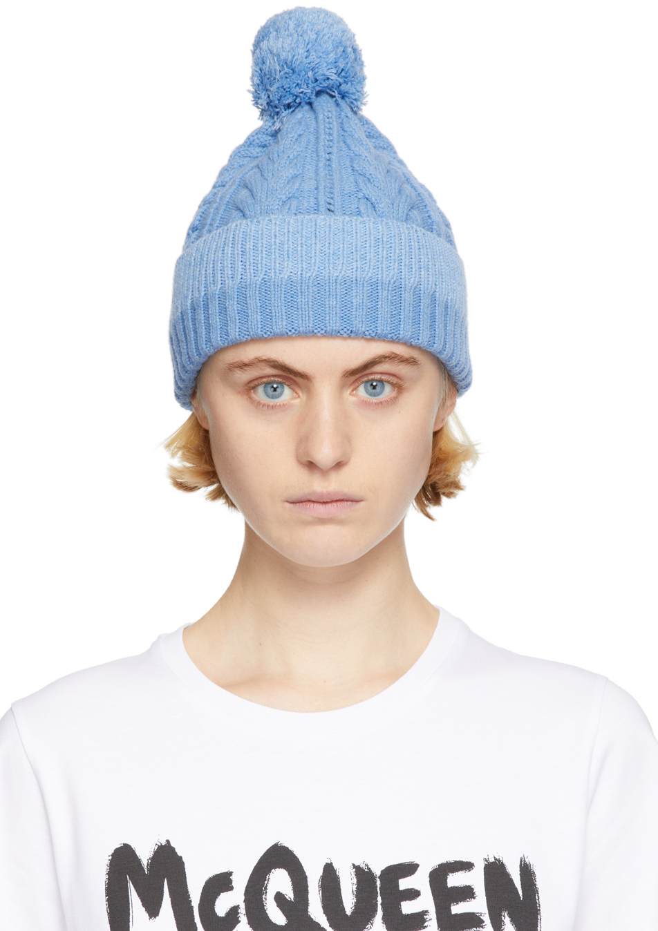 Blue Cable Knit Beanie Ssense Donna Accessori Cappelli e copricapo Berretti 