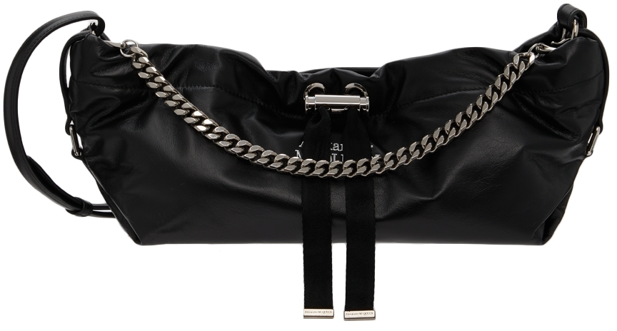 Alexander McQueen Black Mini Bundle Bag