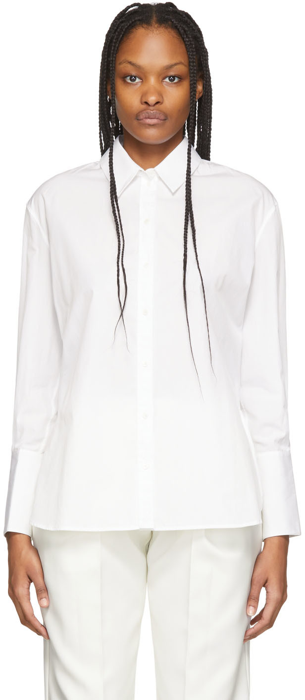 Alexander McQueen White Poplin Shirt