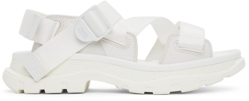 Alexander McQueen White Tread Sandals | Smart Closet