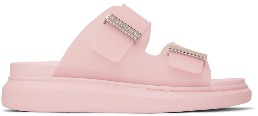 Alexander McQueen Pink Hybrid Slides